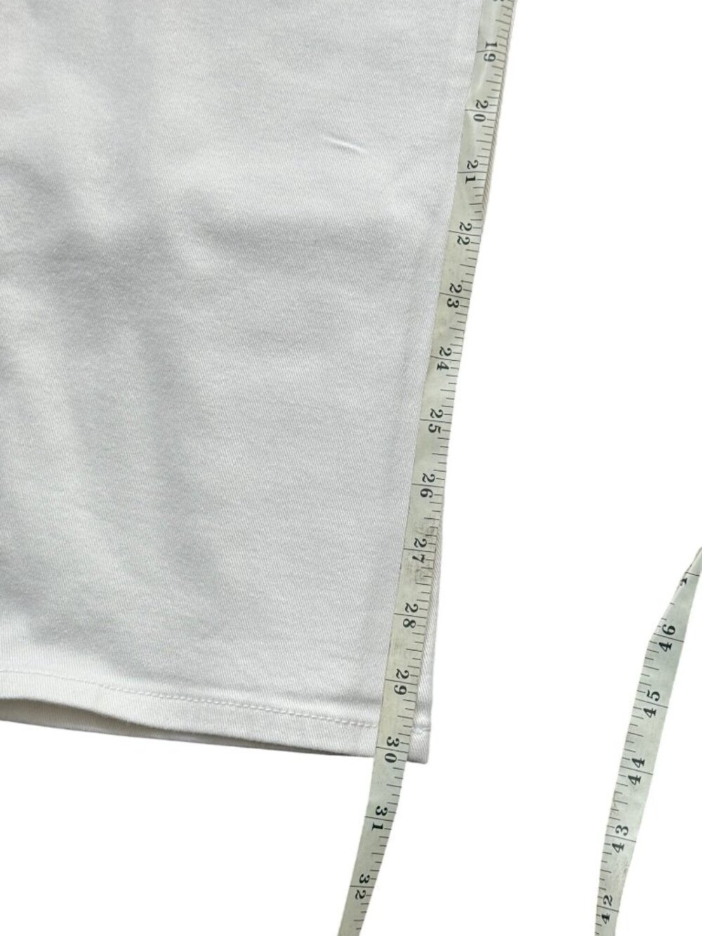 Womens White Jean Tapered Classic Rise White Supreme Stretch Jeans 14 Amanda Jea - Picture 4 of 14